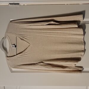 CAbi Ribbed Oatmeal Tee